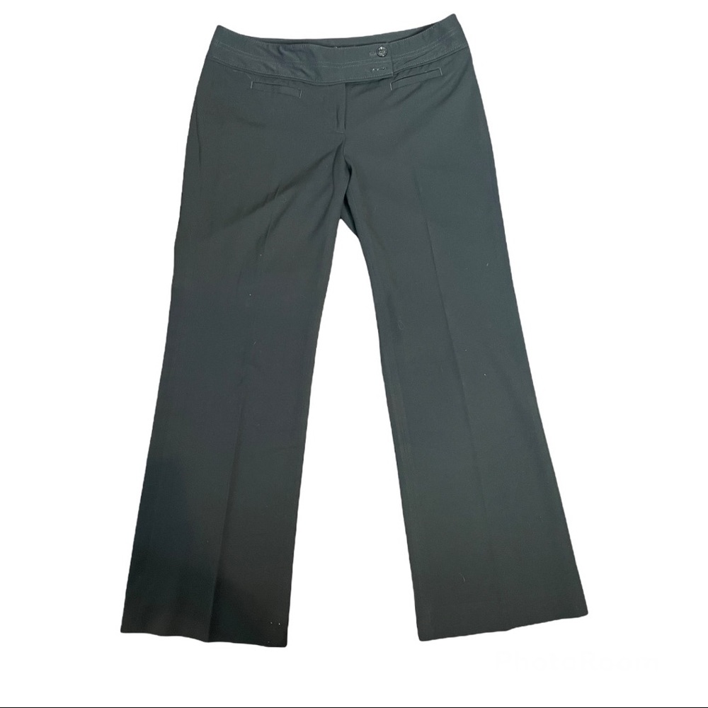 Black Size 8S White House Black Market Straight Leg Pants